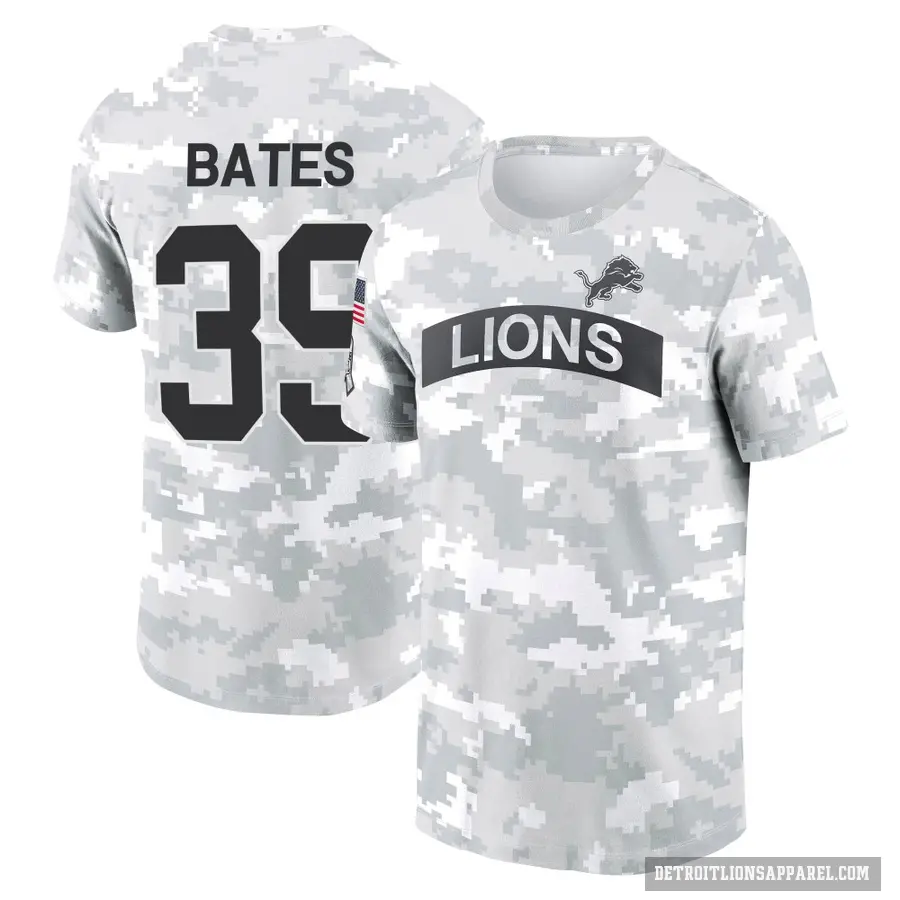 Youth ＃39 Jake Bates Detroit Lions Camo Arctic 2024 Salute to Service Performance T-Shirt
